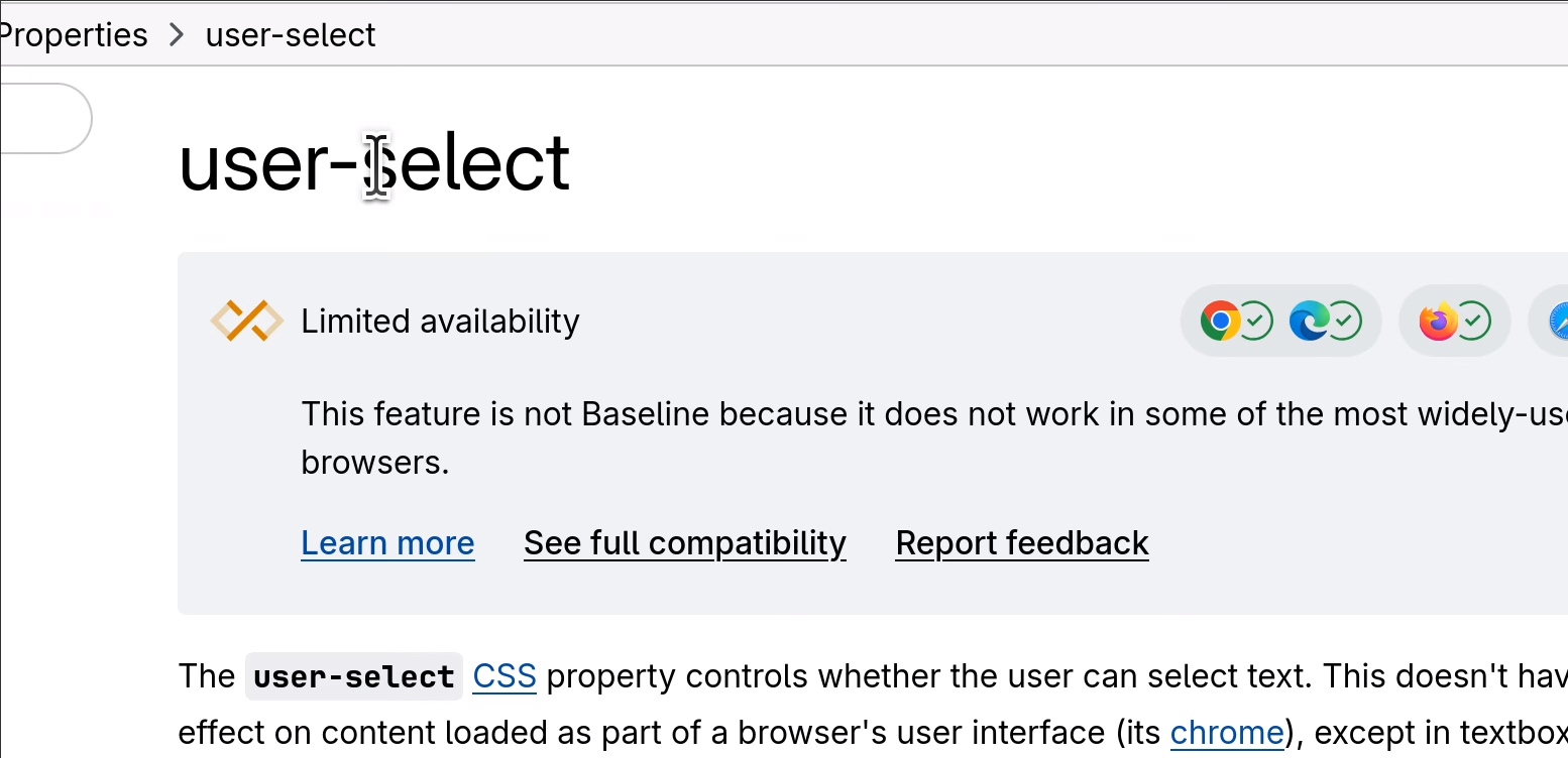 A screenshot of a website with a comically large mouse cursor