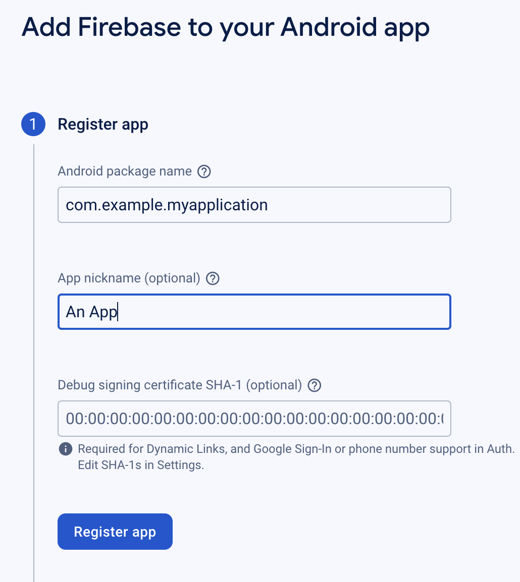 screenshot of adding the package to your app